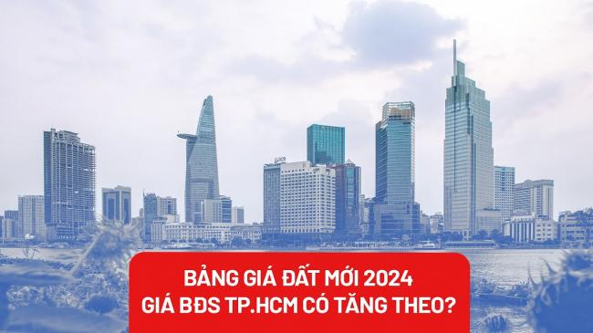 Bảng giá đất ở mới của TP.HCM tiệm cận 50% giá thị trường