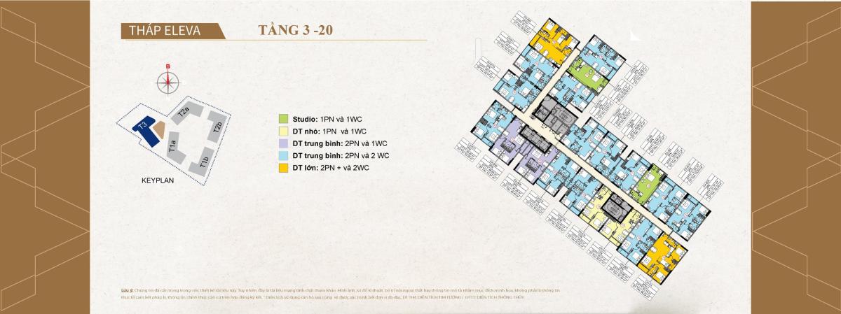 Mặt bằng Block T3