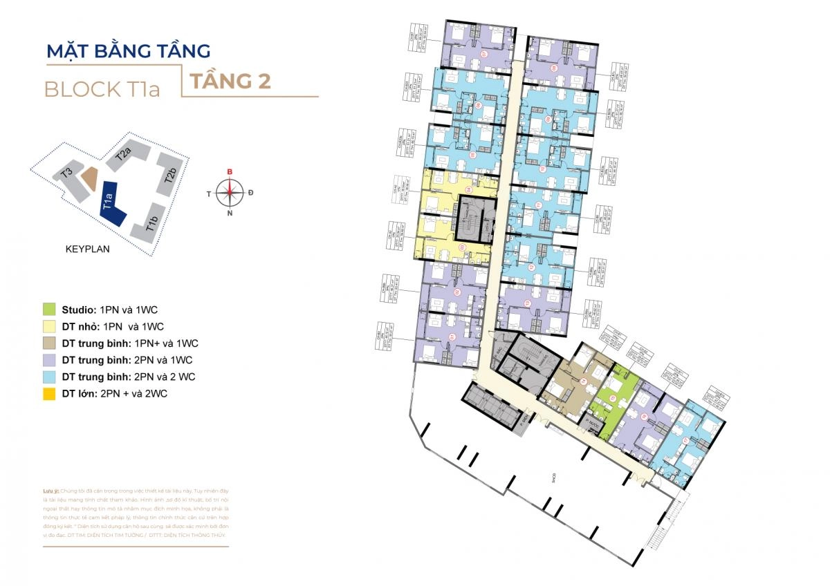 Mặt bằng Destino Centro block T1b