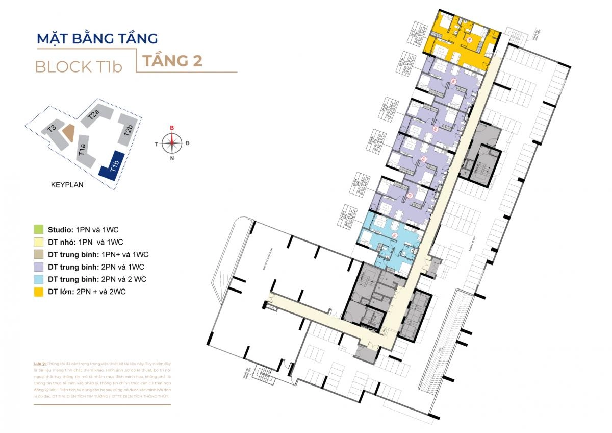 Mặt bằng Destino Centro block T2b