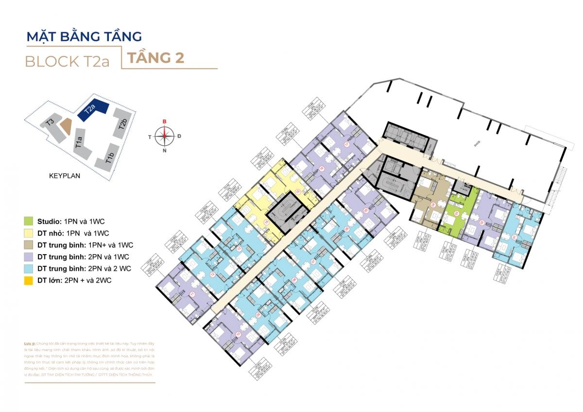 Mặt bằng Block T1a