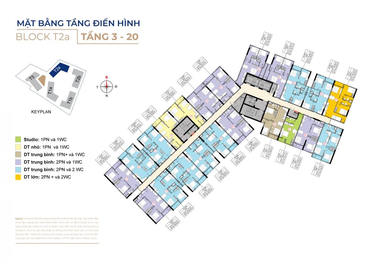 Mặt bằng Block T1a