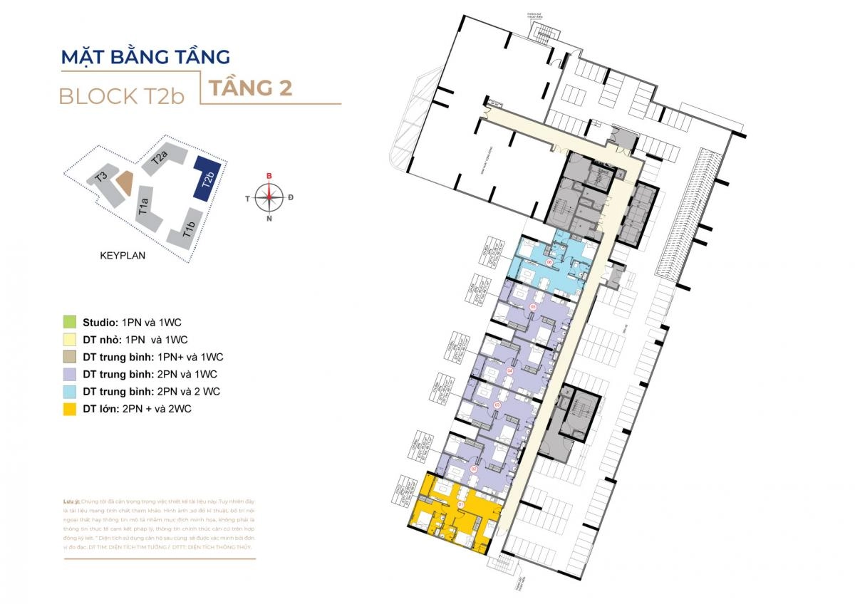 Mặt bằng Block T1b