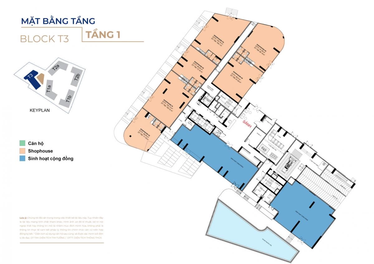 Mặt bằng Block T3