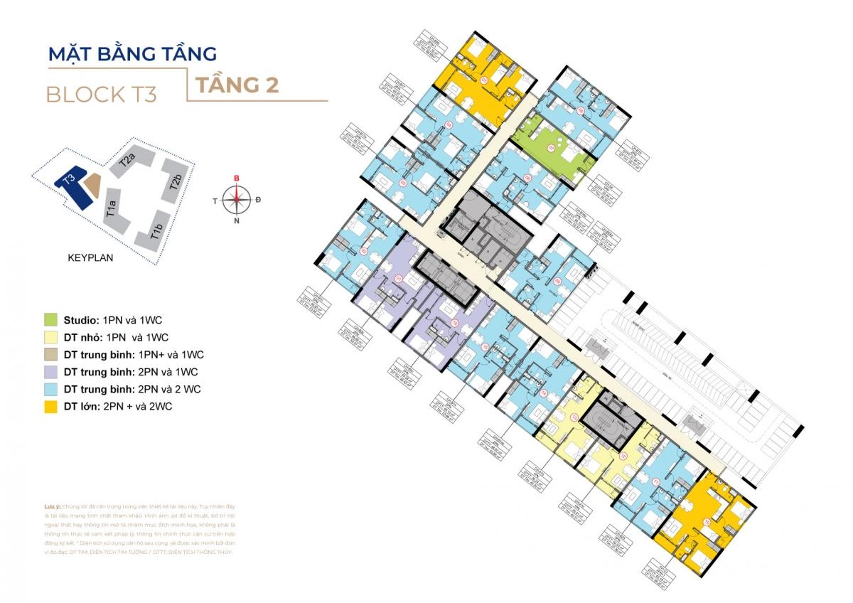 Mặt bằng Block T3