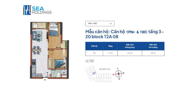 mặt bằng căn hộ Destino Centro